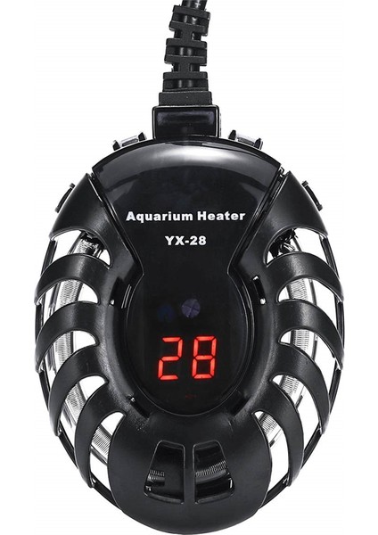 100W Tarzı Abd Fişi 220V Akvaryum Isıtıcı Mini Elektrikli Isıtma Çubukları Dijital Sıcaklık Kontrol Cihazı Balık Tankı Kaplumbağa Tankı Isıtıcı 25W 50W 75W 100W (Yurt Dışından)