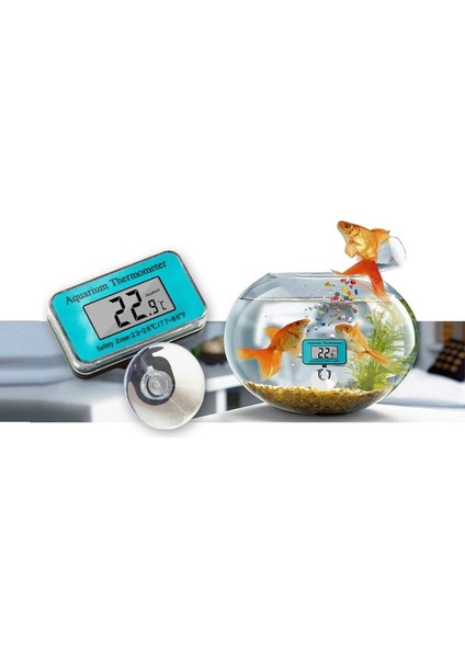 Akvaryum Termometresi LCD Dijital Su Geçirmez Termometre Emme Kupası ile Balık Tankı Su Sıcaklığı Betta Gibi Balıklar Için (Yurt Dışından) modelleri