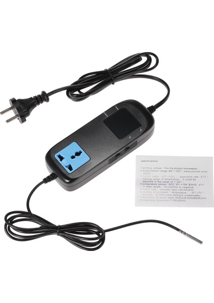 Ab Fiş Tarzı 90-220V 10A LED Dijital Ekran Yavru Sıcaklık Kontrol Cihazı Akvaryum Aksesuarı Isıtıcı Soğutucu Seracılık Prizi -40 Ila Ooler (Yurt Dışından) fiyatları