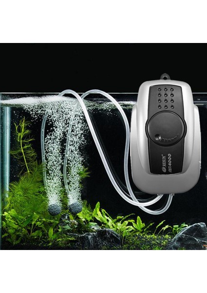 2W Tarzı Abd Fişi Sessiz Akvaryum Hava Pompası Balık Tankı Oksijen Hava Kompresörü Aerator Akvaryum Hava Akışı Yapıcı Prump Balık Deniz Bitkisi Tankı 220V (Yurt Dışından) fiyatları