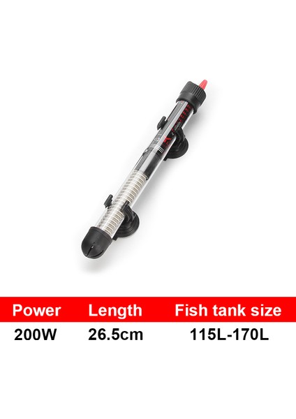 200W Tarzı Abd Fişi Akvaryum Isıtıcı Daldırma Balık Tankı Isıtıcı Ayarlanabilir Sıcaklık Termostat Isıtma Çubuğu Euusuk Fiş (Yurt Dışından)