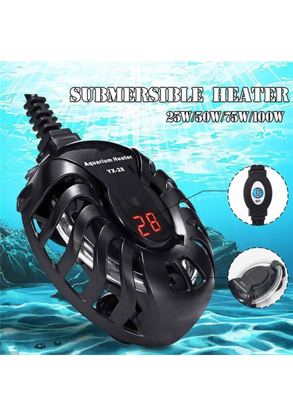 50W Tarzı Ingiltere Fişi Dijital Akvaryum Isıtıcı Mini Otomatik Sıcaklık Kontrol Termostat Daldırma Su Isıtma Çubuğu Balık Kaplumbağa Tankı Için 220V (Yurt Dışından) indirimleri