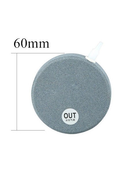 6cm Tarzı Akvaryum Balık Tankı Pompası Hidroponik Oksijen Plakası Mini Hava Pompası Aksesuarı Için Kabarcık Taşı Havalandırıcı (Yurt Dışından)