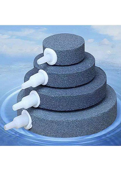 6cm Tarzı Akvaryum Balık Tankı Pompası Hidroponik Oksijen Plakası Mini Hava Pompası Aksesuarı Için Kabarcık Taşı Havalandırıcı (Yurt Dışından) fiyatları