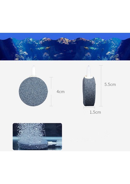 6cm Tarzı Akvaryum Balık Tankı Pompası Hidroponik Oksijen Plakası Mini Hava Pompası Aksesuarı Için Kabarcık Taşı Havalandırıcı (Yurt Dışından) indirimleri