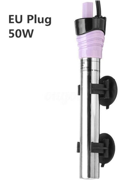 Ab 220V 50W Tarzı Yeni 50~500W Akvaryum Isıtıcı Çubuğu Paslanmaz Çelik Ayarlanabilir Derece Celsius Balık Tankı Için Sıcaklık Kontrolü Isı Su. (Yurt Dışından)