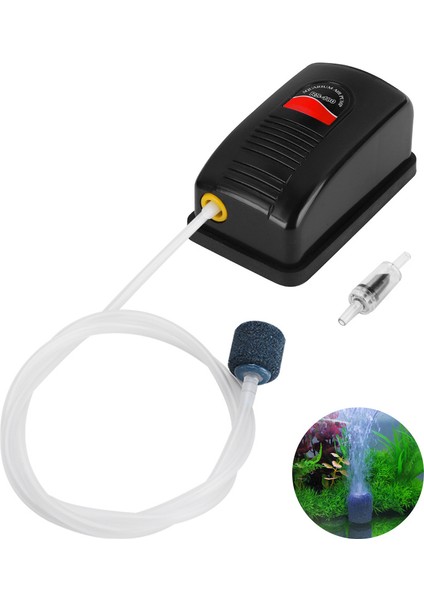 3WAAKSESUAR Stili 3W Balık Tankı Küçük Havalandırma Pompası Oksijen Pompası 220V Akvaryum Oksijen Pompası Sessiz Balık Üretim Havalandırma Pompası Ab Abd Ing Aus Fişi (Yurt Dışından) modelleri