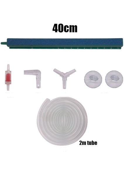 40CM Tarzı Akvaryum Balık Tankı Hava Kabarcığı Kum Taşı Barları Oksijen Pompası Havalandırma Pompası Barı Tam Aksesuarlar (Yurt Dışından)