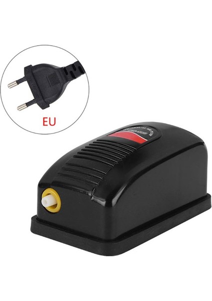 Ab Fiş Stili Enerji Verimli Akvaryum Oksijen Balık Hava Pompası Mini Ultra Sessiz Hortum Ab Fişi (Yurt Dışından)