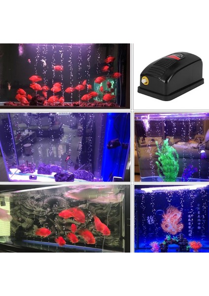 Ab Fiş Stili Enerji Verimli Akvaryum Oksijen Balık Hava Pompası Mini Ultra Sessiz Hortum Ab Fişi (Yurt Dışından) fırsatları