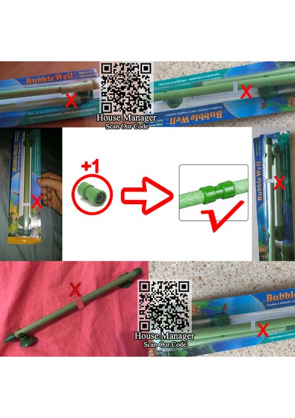 17,8 cm Stili Yeşil Akvaryum Hava Pompası Aksesuarları - Balık Tankı Için Oksijen Hava Kabarcıklı Boru Güzel Manzara Kabarcıklı Duvar, Hava Boru Tüpü Pompaya Ihtiyaç Duyar (Yurt Dışından) modelleri