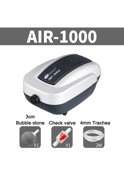2W Set Stili Acdc Oksijen Pompası Pratik USB Şarj Edilebilir Taşınabilir Egzoz Hava Taşı Ultra Sessiz Hava Kompresörü Balık Tankı Akvaryum Için (Yurt Dışından)