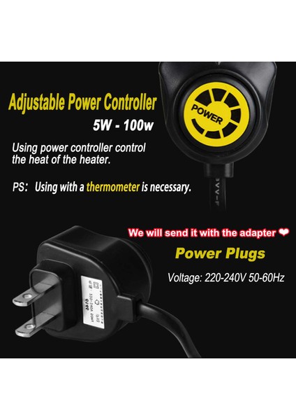 20W Tarzı Eslesmiyor Mini Akvaryum Isıtıcı Daldırılabilir Balık Tankı Su Isıtıcı Sabit Sıcaklık Isıtma Çubuğu (Yurt Dışından) fırsatları