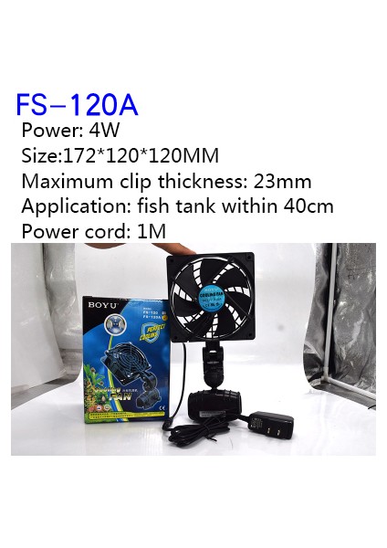 Yeni 1fan Stili Au Adaptör Fişi Boyu Akvaryum Balık Tankı Otomatik Sıcaklık Kontrol Fanı Tank Soğutma Akvaryum Fanı Su Soğutma Sessiz (Yurt Dışından) modelleri