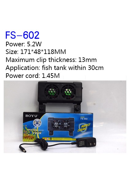 Yeni 1fan Stili Au Adaptör Fişi Boyu Akvaryum Balık Tankı Otomatik Sıcaklık Kontrol Fanı Tank Soğutma Akvaryum Fanı Su Soğutma Sessiz (Yurt Dışından) indirimleri