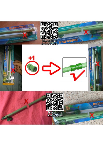 25.4cm (10 Inç) Stil Yeşil 35 cm Balık Tankı Akvaryum Aksesuarı Tüp Hava Balon Duvarı Havalandırma Tüpü Oksijen Hava Pompası Aksesuarları Hava Taşlı Akvaryum Baloncuk Yaratıcı (Yurt Dışından) modelleri