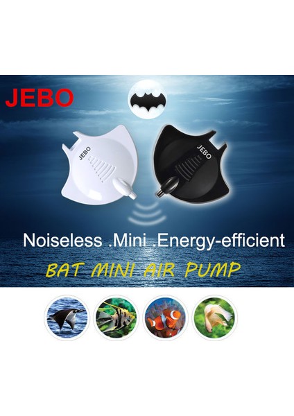 Q210W ve Ambalaj1 Stili Au Fiş Jebo Yarasa Hava Pompası Nano Askıda Sessiz 220V ~ 240V ile Hava Hortumu Hava Taşı Akvaryum Balık Su Bitkisi Tankı Siyah Beyaz Q2210 (Yurt Dışından) modelleri
