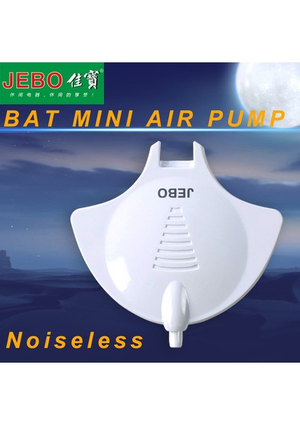 Q210W ve Ambalaj1 Stili Au Fiş Jebo Yarasa Hava Pompası Nano Askıda Sessiz 220V ~ 240V ile Hava Hortumu Hava Taşı Akvaryum Balık Su Bitkisi Tankı Siyah Beyaz Q2210 (Yurt Dışından) fırsatları