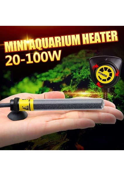 40W Tarzı Eslesmiyor Mini Akvaryum Isıtıcı Daldırılabilir Balık Tankı Su Isıtıcı Sabit Sıcaklık Isıtma Çubuğu (Yurt Dışından) modelleri