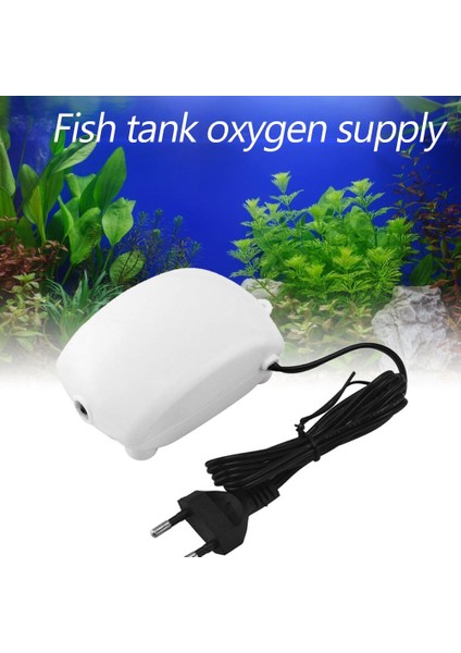 Ab Fiş Tarzı Taşınabilir Balık Tankı Oksijen Akışı Yapıcı Pompa Ultra Düşük Gürültülü Akvaryum Hava Havalandırıcı Çıkış 110V Fiş Balık Aksesuarları (Yurt Dışından) fiyatları