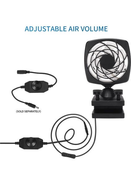 Ww-Adf1-P1 Stili Ingıltere Fişi Akvaryum Balık Tankı Kontrol Edilebilir Soğutma Akvaryum Fanı Su Soğutma Sessiz Fan Seti Aksesuarı Döner Montajlı (Yurt Dışından) modelleri