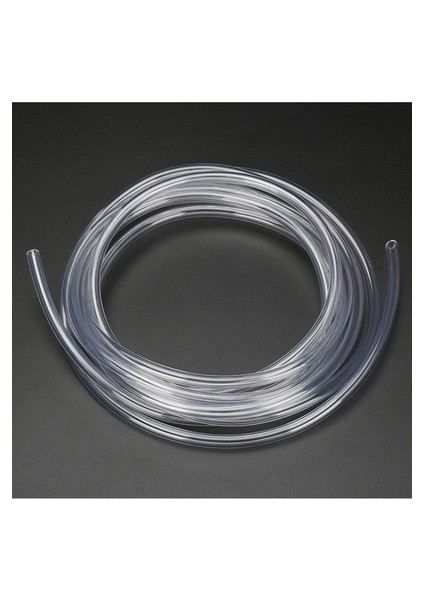 Gelişmiş Sürüm 4mm Stili 5m Akvaryum Oksijen Pompası Hortumu Hava Balon Taşı Akvaryum Balık Tankı Havuz Pompası Borusu 4*6mm Beyaz Siyah Renk (Yurt Dışından)