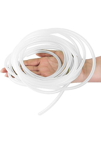 Gelişmiş Sürüm 4mm Stili 5m Akvaryum Oksijen Pompası Hortumu Hava Balon Taşı Akvaryum Balık Tankı Havuz Pompası Borusu 4*6mm Beyaz Siyah Renk (Yurt Dışından) fırsatları