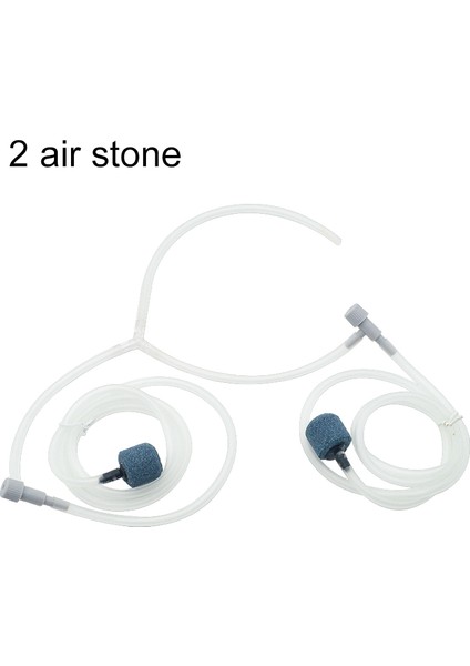 2 Hava Taş Stili Akvaryum Oksijen Hava Pompası Balık Tankı USB Sessiz Hava Kompresörü Aerator Taşınabilir Minik Küçük Oksijenleyici Akvaryum Aksesuarları 5V 1W (Yurt Dışından)