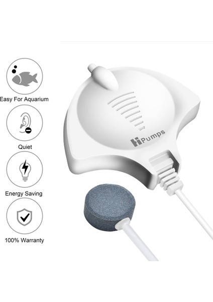 W4106 Stili 220V Ab Fişi Balık Tankı Hava Taşıtı Hava Kompresörü ile 110V 220V 1.8W Ultra Sessiz Akvaryum Hava Pompası Aereator Airstone Silikon Tüp Hidroponikler (Yurt Dışından)