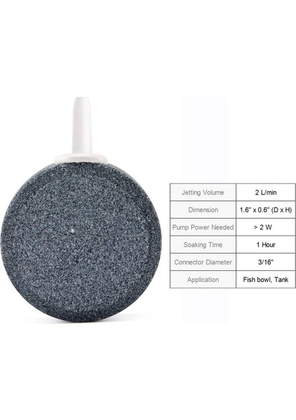 4mm Tarzı 1.6 Inç Akvaryum Kabarcık Taşı Dape Hava Taşları Balık Tankı Aerator Pompası Hidroponik Oksijen Diffüzörü Hortum Id (Yurt Dışından) modelleri