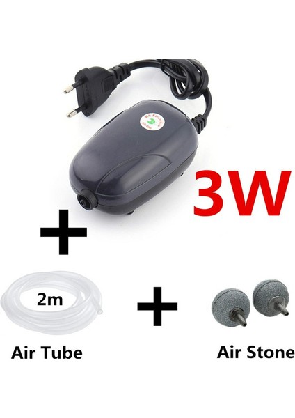 3W-TUBESTONE Stili Au Fişi Balık Tankı Hava Taşıyıcı Balık Havalandırıcı Akvaryum Aksesuarları Için 220V 3W 5W Sessiz Akvaryum Oksijen Pompası Mini Hava Kompresörü Air Rise Air Pump (Yurt Dışından)
