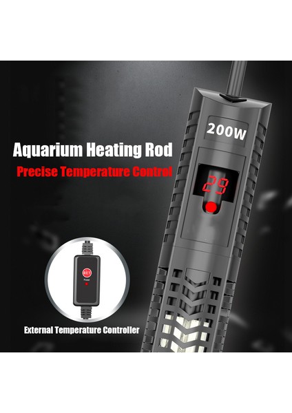 No.2 Tarzı Au Standardı LED Dijital Sıcaklık Kontrollü Akvaryum Isıtıcısı Süzülebilir Balık Tankı Isıtıcısı Süs Tuzlu Veya Tatlı Su Akvaryumları Için (Yurt Dışından)