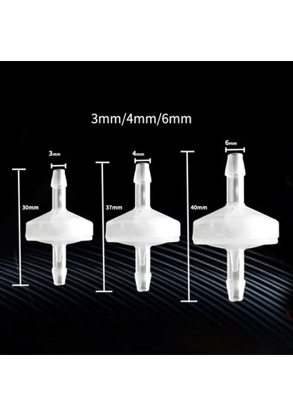 4mm Tarzı 5 Adet Akvaryum Hava Pompası Kontrol Valfi Balık Tankı Tek Yönlü Geri Dönüş Valfi Akvaryum Co2 Sistemi Hava Pompası (Yurt Dışından)