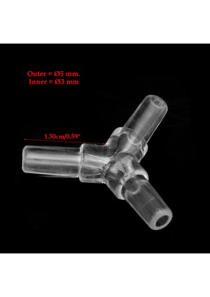 No.2 Tarzı Akvaryum 3 Yollu T Bağlantı Hortum Hava Valfleri Balık Tankı Oksijen Pompası Akvaryum Aksesuarları (Yurt Dışından)
