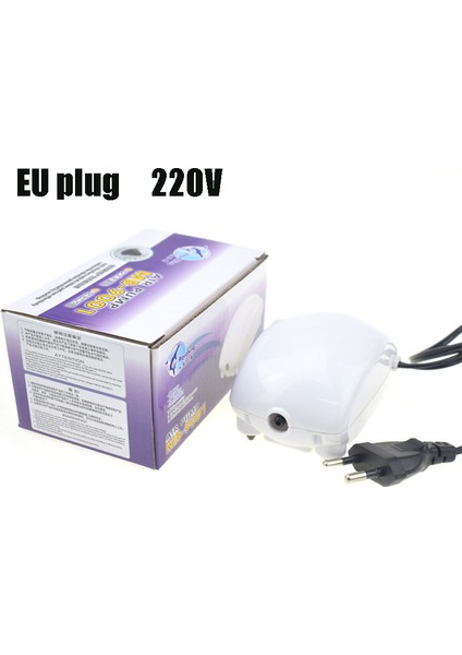 220V Ab Fiş Stili Küçük Ultra-Düşük Gürültülü Oksijen Pompası Akvaryum Aksesuarları Balık Tankı Hava Kompresörü Oksijen Pompa Akvaryum Balık Tankı Oksijen Pompası (Yurt Dışından)