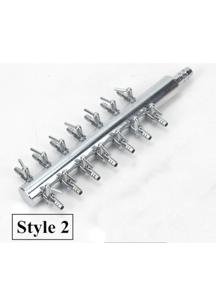 Stil 2 Stili 2 Yol Akvaryum Aksesuarları Yolları Akvaryum Inline Hava Bölücü Kontrol Valfi 4*6mm Oksijen Pompası Hortumu Için Giriş DIA8MM (Yurt Dışından)