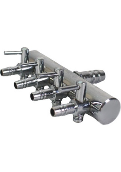 2 Kafa Stili Gümüş Rengi Hava Pompası Bölücüleri Paslanmaz Çelik Metal Hava Dağıtıcıları Hava Akışını Dağıtır Giriş 8mm ve Çıkış 4mm Balık Akvaryumu Aksesuarları (Yurt Dışından) modelleri