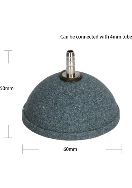 Resim Stili Olarak Çap 6cm 60MM Akvaryum Hava Taşı Balon Taşı Aerator Akvaryum Balık Tankı Pompası Hidroponik Oksijen Plakası Mini Hava Pompası Aksesuarları (Yurt Dışından)