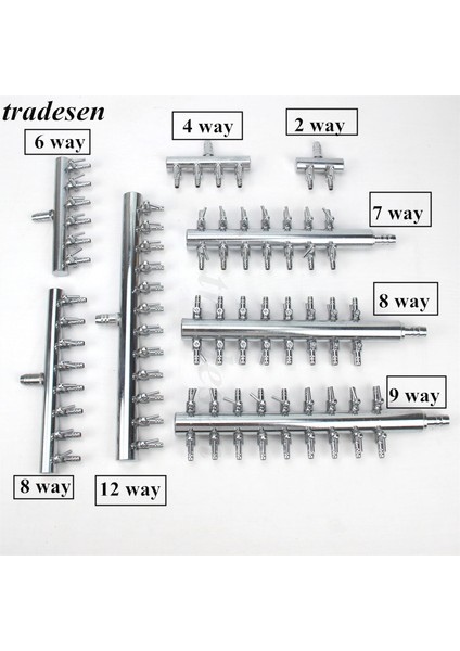 Stil 1 Stil 16 Yol Akvaryum Aksesuarları Yolları Akvaryum Inline Hava Bölücü Kontrol Valfi 4*6mm Oksijen Pompası Hortumu Için Giriş DIA8MM (Yurt Dışından)