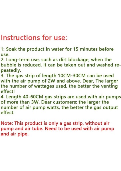 12 Inç Tarzı S Beden 5 Boyut Hava Pompası Kum Taşı Akvaryum Oksijen Pompası Taze Hava Taşı Balon Çubuğu Akvaryum Balık Tankı Havalandırma Pompası (Yurt Dışından) fırsatları
