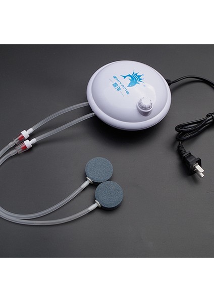 ZY738 Ambalaj2 Tarzı Ab Fişi Yüksek Kaliteli Akvaryum Yuvarlak Hava Pompası Hava Kompresörü Oksijen Arttırıcı Hava Motoru Tek & Çift Çıkış Ayarlanabilir Hacim (Yurt Dışından) modelleri