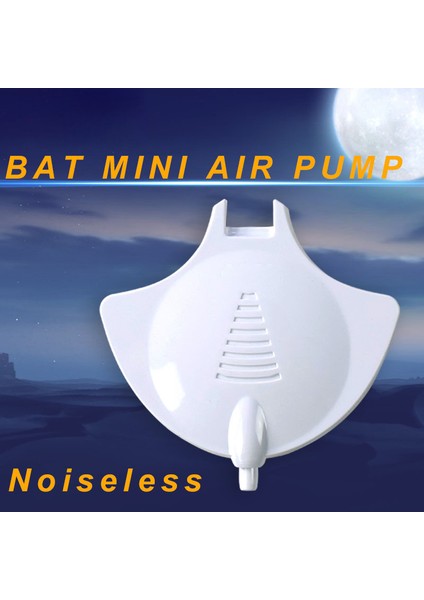 Siyah Ambalaj2 Tarzı Ingiltere Fişi Siyah Beyaz Nano Askıya Alınabilir Sessiz Hava Pompası ile Hava Tüpü ve Hava Taşı Balık Su Bitkisi Tankı Akuarium Mini Hava Pompası Q2210 (Yurt Dışından)