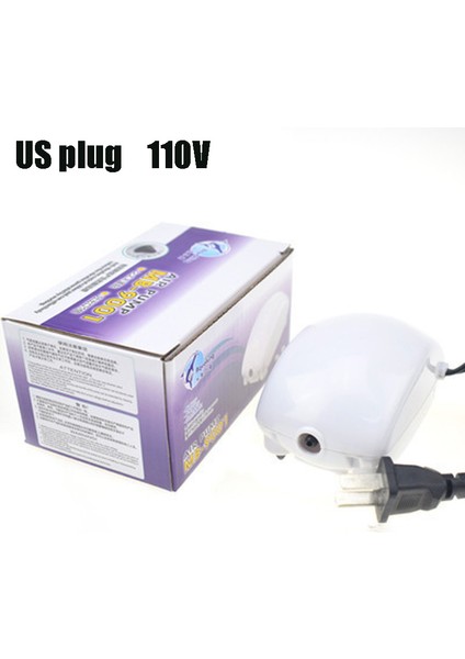 110V Abd Fiş Stili Küçük Ultra-Düşük Gürültülü Oksijen Pompası Akvaryum Aksesuarları Balık Tankı Hava Kompresörü Oksijen Pompa Akvaryum Balık Tankı Oksijen Pompası (Yurt Dışından)