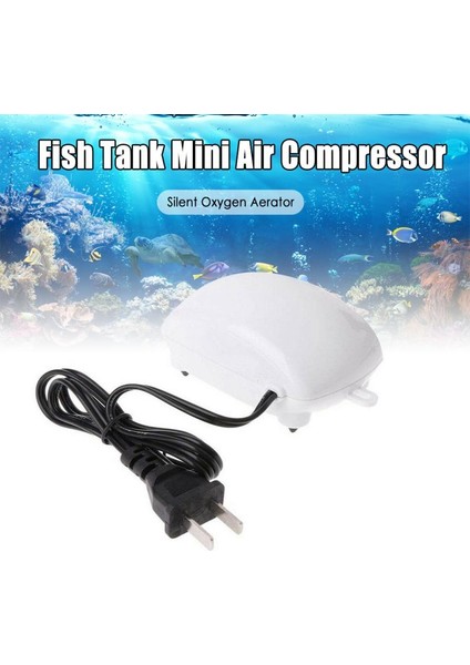 Abd Düz Fiş 110V Stili Ultra Sessiz Akvaryum Balık Tankı Oksijen Hava Pompası Sessiz Balık Tankı Hava Taşıyıcısı Hortum Hidroponik Oksijen Plakası Akvaryum Aksesuarları (Yurt Dışından) modelleri