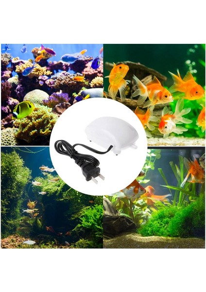 Abd Düz Fiş 110V Stili Ultra Sessiz Akvaryum Balık Tankı Oksijen Hava Pompası Sessiz Balık Tankı Hava Taşıyıcısı Hortum Hidroponik Oksijen Plakası Akvaryum Aksesuarları (Yurt Dışından) fırsatları
