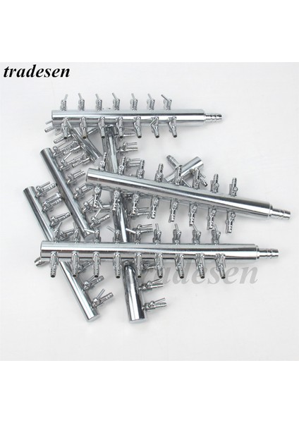 Stil 2 Stili 6 Yol Akvaryum Aksesuarları Yolları Akvaryum Inline Hava Bölücü Kontrol Valfi 4*6mm Oksijen Pompası Hortumu Için Giriş DIA8MM (Yurt Dışından)