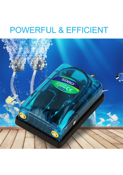 SB108 Ambalaj2 Tarzı Ab Fişi Akvaryum Hava Pompası Hava Kompresörü Akvaryum Sessiz Hava Kontrolü Balık Aksesuarları Çift Tek Çıkışlı (Yurt Dışından) fiyatları