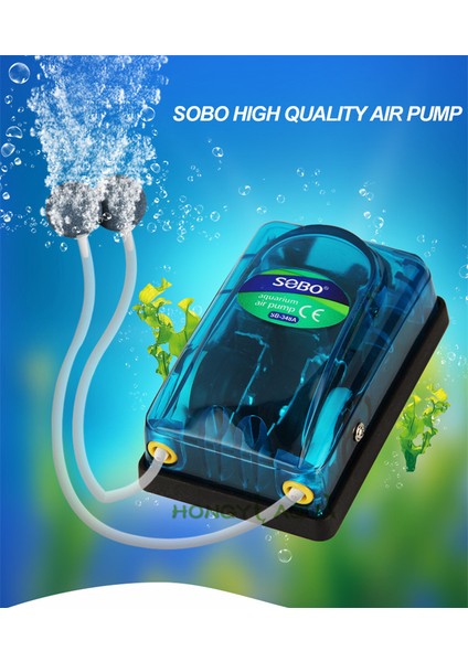 SB-748 Stili Oksijen Pompası Hava Taşımak Için Sobo Balık Tankı Oksijen Pompası Balık Yetiştiriciliği Havalandırma Pompası Akvaryum Malzemeleri Hava Pompası Hava Kompresörü SB-248AA (Yurt Dışından) modelleri