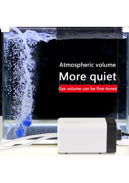 CT101B Stili Abd Fişi Süper Sessiz Balık Kültürü Havalandırıcı Çıkış Hava Pompası, Pompa Hava Kompresörü Ayarlanabilir Akvaryum Boru Tüpü Akvaryum Aksesuarları (Yurt Dışından) fiyatları