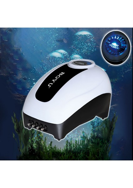 CJY-1000 Tarzı Au Adaptör Fişi Sessiz 220V 8W 12W Hava Pompası Ayarlanabilir Süper Sessiz 4 Çıkışlı Akvaryum Balık Tankı Oksijen Hava Difüzörü, Koi Balık Hava Difüzörü Hava Pompası (Yurt Dışından) fiyatları